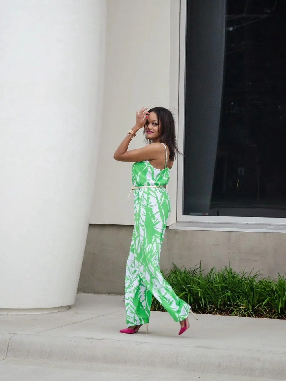 Lilly Pulitzer flowy chic silhouette